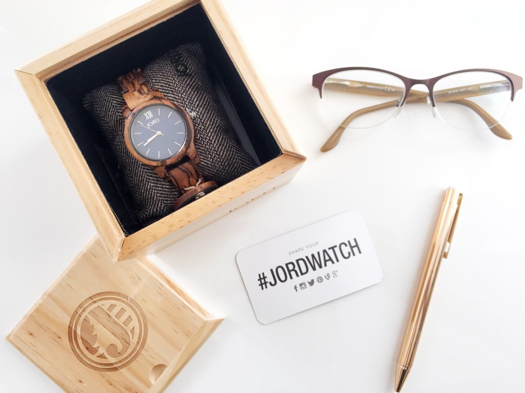 JORD Wood Watch - The Frankie 35 in Navy & Zebrawood